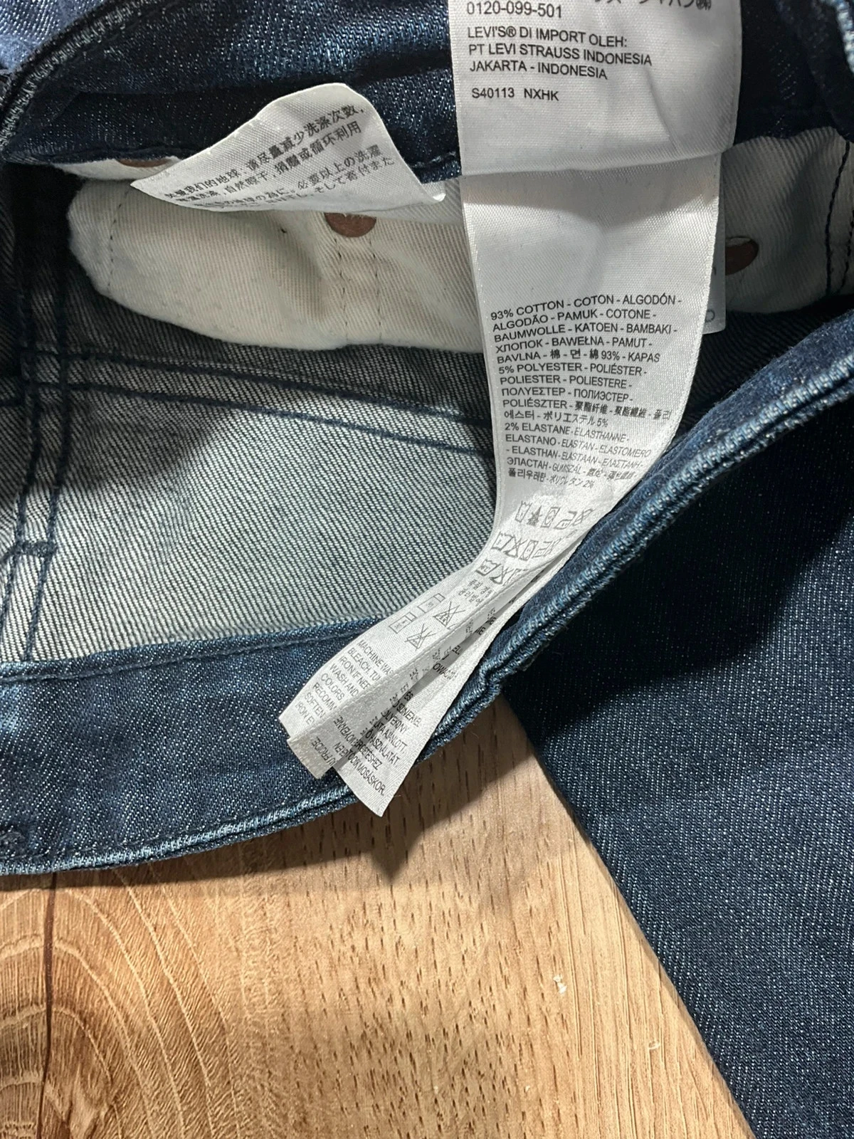 Jean Levi's 541 Coupe Droite/Athletic W30 L30 Vintage Bleu Foncé Délavé lvh 247 – photo 12